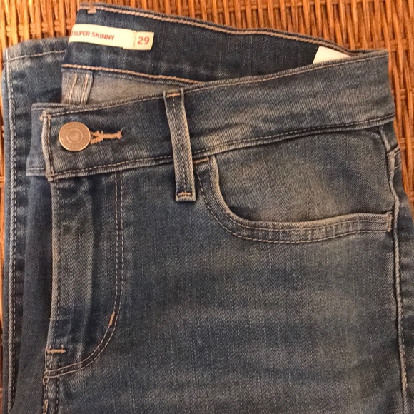 Levi’s 710 Super Skinny Light wash sz 29 - Picture 6 of 6